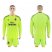 AC Milan Blank Shiny Green Goalkeeper Long Sleeves Soccer Club Jersey