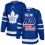 Adidas Toronto Maple Leafs #42 Tyler Bozak Blue Home Authentic USA Flag Stitched NHL Jersey