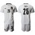 Italy #25 Chiesa Away Soccer Country Jersey