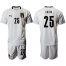 Italy #25 Chiesa Away Soccer Country Jersey