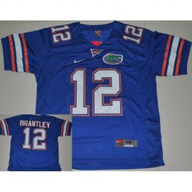 Florida Gators 12 John Brantley Royal Blue College Football Jersey