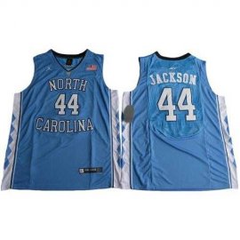 North Carolina #44 Justin Jackson Blue Basketball Stitched NCAA Jersey