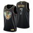 Brooklyn Brooklyn Nets #7 Kevin Durant Mens Golden Edition Diamond Logo 2021/22 Swingman Jersey – Black Mens