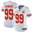 Nike Kansas City Chiefs #99 Khalen Saunders White Womens Super Bowl LV Bound Stitched NFL Vapor Untouchable Limited Jersey