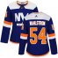 Adidas New York Islanders #54 Oliver Wahlstrom Blue Alternate Authentic Womens Stitched NHL Jersey
