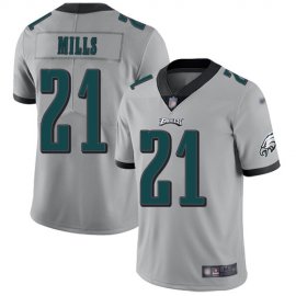 Nike Philadelphia Eagles #21 Jalen Mills Silver Youth Stitched NFL Limited Inverted Legend Jersey