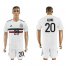 Mexico #20 Aquino Away Soccer Country Jersey