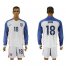 USA #18 Wood Home Long Sleeves Soccer Country Jersey