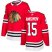 Adidas Chicago Blackhawks #15 Artem Anisimov Red Home Authentic Stitched NHL Jersey