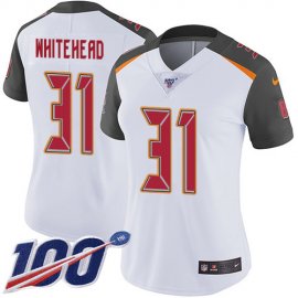 Nike Tampa Bay Buccaneers #31 Jordan Whitehead White Womens Stitched NFL 100th Season Vapor Untouchable Limited Jersey