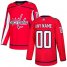 Mens Adidas Capitals Personalized Authentic Red Home NHL Jersey