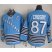 Pittsburgh Penguins #87 Sidney Crosby Light Blue CCM Throwback Stitched NHL Jersey