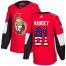 Adidas Ottawa Senators #81 Ron Hainsey Red Home Authentic USA Flag Stitched NHL Jersey