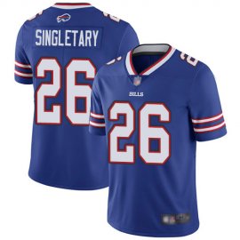 Nike Buffalo Bills #26 Devin Singletary Royal Blue Team Color Mens Stitched NFL Vapor Untouchable Limited Jersey