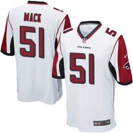 Nike Atlanta Falcons #51 Alex Mack White Youth Stitched NFL Elite Jersey