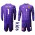 Spain #1 Casillas Purple Long Sleeves Goalkeeper Kid Soccer Country Jersey