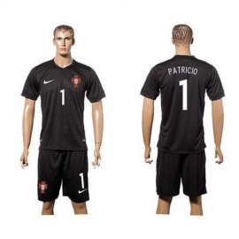 Portugal #1 Patricio SEC Away Soccer Country Jersey