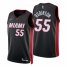 Nike Miami Heat #55 Duncan Robinson Black Mens 2021-22 NBA 75th Anniversary Diamond Swingman Jersey – Icon Edition Mens