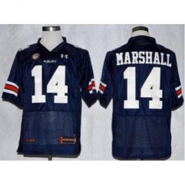 Auburn Tigers 14 Nick Marshall Blue College Football Authentic NCAA Jerseys