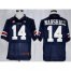 Auburn Tigers 14 Nick Marshall Blue College Football Authentic NCAA Jerseys