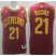 Cleveland Cavaliers 21 Andrew Wiggins Red Revolution 30 Swingman NBA Jerseys