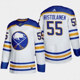 Buffalo Sabres #55 Rasmus Ristolainen Mens Adidas 2020-21 Away Authentic Player Stitched NHL Jersey White