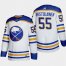 Buffalo Sabres #55 Rasmus Ristolainen Mens Adidas 2020-21 Away Authentic Player Stitched NHL Jersey White
