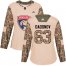 Adidas Florida Panthers #63 Evgenii Dadonov Camo Authentic 2017 Veterans Day Womens Stitched NHL Jersey