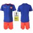 Colombia Blank Away Soccer Country Jersey