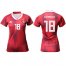 Womens Germany #18 Kimmich Away Soccer Country Jersey