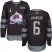 Adidas Colorado Avalanche #6 Erik Johnson Black 2022 Stanley Cup Final Patch 100th Anniversary Stitched NHL Jersey Mens