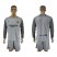 Barcelona Blank Grey Goalkeeper Long Sleeves Soccer Club Jersey