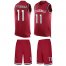 Nike Arizona Cardinals #11 Larry Fitzgerald Red Team Color Mens Stitched NFL Limited Tank Top Suit Jersey