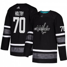 Adidas Washington Capitals #70 Braden Holtby Black Authentic 2019 All-Star Stitched NHL Jersey
