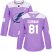 Adidas Tampa Bay Lightning #81 Erik Cernak Purple Authentic Fights Cancer Womens Stitched NHL Jersey