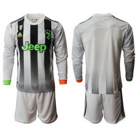 Juventus Blank Joint Long Sleeves Soccer Club Jersey