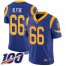 Nike Los Angeles Rams #66 Austin Blythe Royal Blue Alternate Mens Stitched NFL 100th Season Vapor Untouchable Limited Jersey