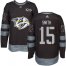 Adidas Nashville Predators #15 Craig Smith Black 1917-2017 100th Anniversary Stitched NHL Jersey