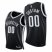 Nike Nets Custom Mens 2021-22 75th Diamond Anniversary NBA Jersey Black