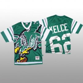 NFL Philadelphia Eagles #62 Jason Kelce Green Mens Mitchell & Nell Big Face Fashion Limited NFL Jersey