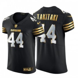Cleveland Browns #44 Sione Takitaki Mens Nike Black Edition Vapor Untouchable Elite NFL Jersey