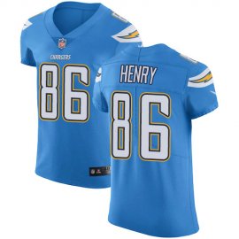 Nike Los Angeles Chargers #86 Hunter Henry Electric Blue Alternate Mens Stitched NFL Vapor Untouchable Elite Jersey