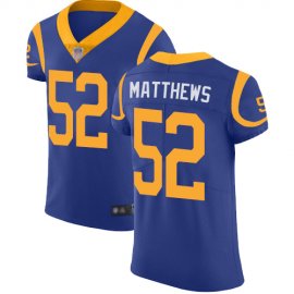 Nike Los Angeles Rams #52 Clay Matthews Royal Blue Alternate Mens Stitched NFL Vapor Untouchable Elite Jersey