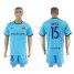 Barcelona #15 Bartra Away Soccer Club Jersey
