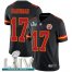 Nike Kansas City Chiefs #17 Mecole Hardman Black Super Bowl LIV 2020 Youth Stitched NFL Limited Rush Jersey
