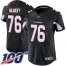 Nike Arizona Cardinals #76 Marcus Gilbert Black Alternate Womens Stitched NFL 100th Season Vapor Untouchable Limited Jersey