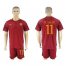 Roma #11 M.Salah Red Home Soccer Club Jersey