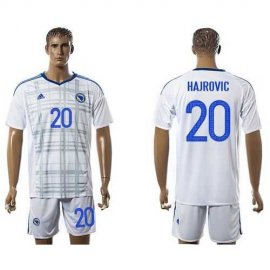Bosnia Herzegovina #20 Hajrovic Away Soccer Country Jersey
