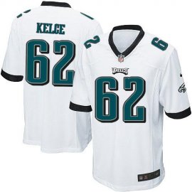 Nike Philadelphia Eagles #62 Jason Kelce White Youth Stitched NFL New Elite Jersey
