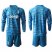 Juventus Blank Blue Goalkeeper Long Sleeves Soccer Club Jersey